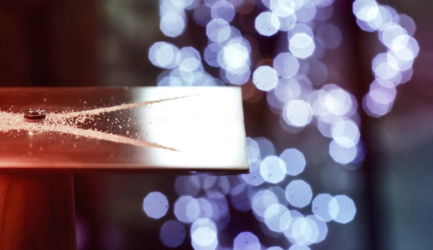 Chladni Plate with Bokeh