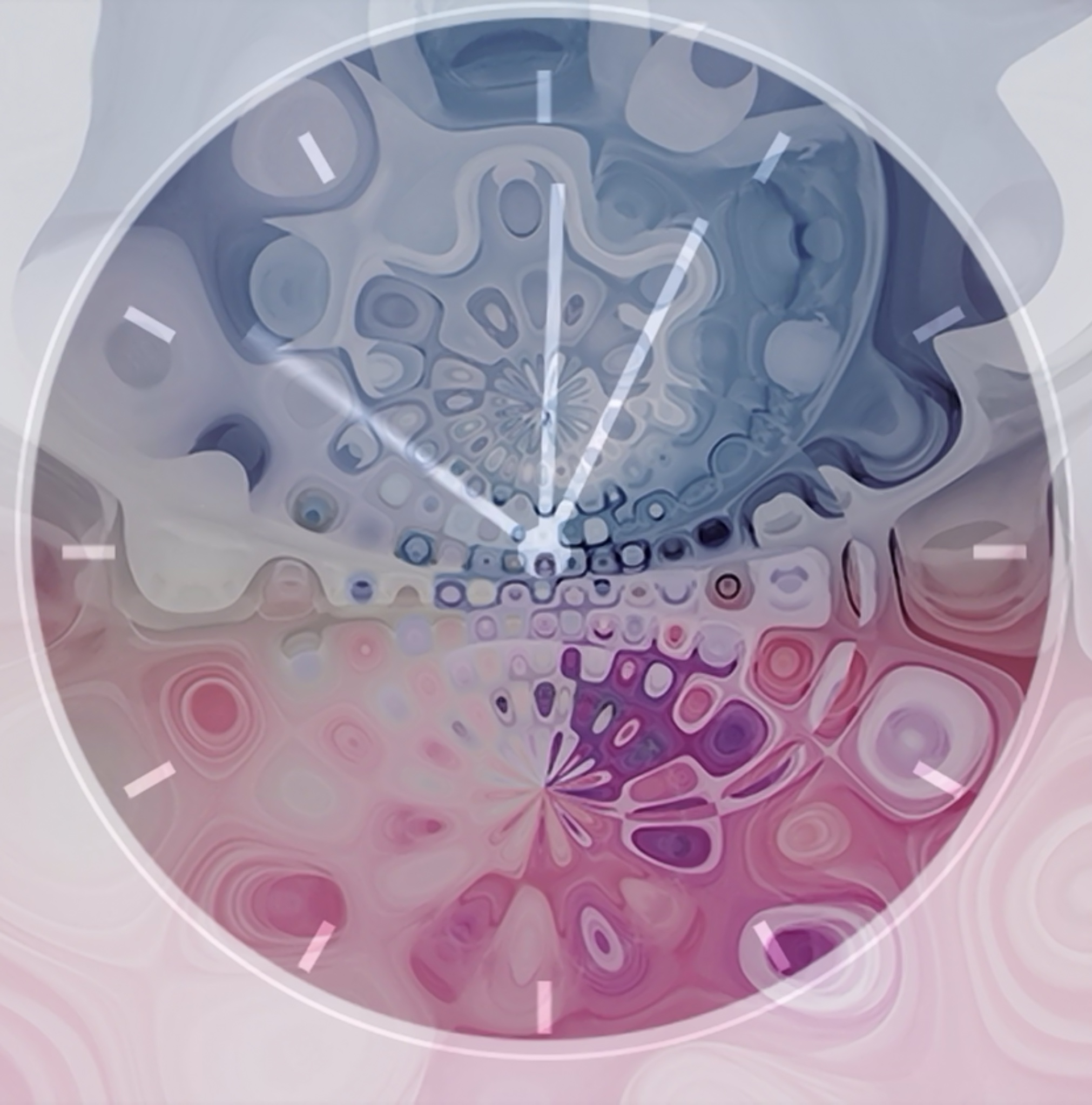 Colourful Clock Face