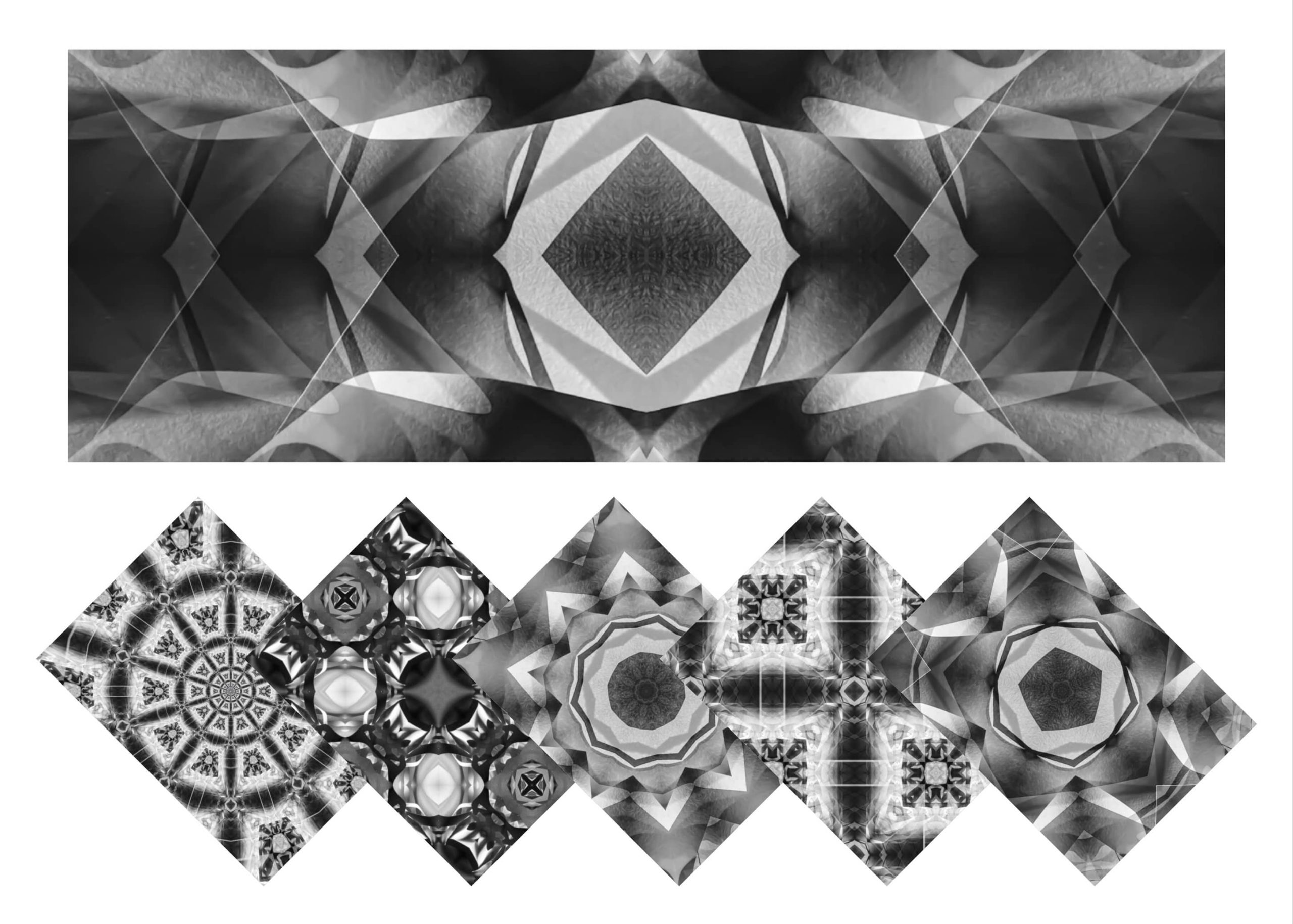 Kaleidoscope collage