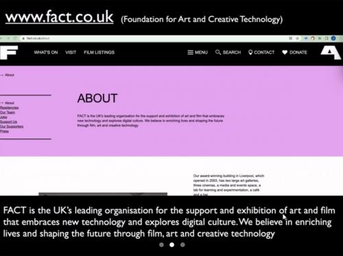 Fact.co.uk - Foundation for Art and Creative Technology