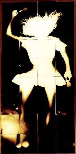 A large scale photogram 